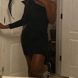 One Sleeve Shoudler Dress